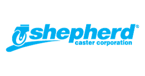 Shepherd Pacer Series 60mm Diameter Die-Cast Twin Urethane Wheel Swivel Caster Bright Chrome Finish 100 lbs Capacity 