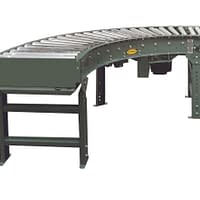 Model 190-NSPC - Medium Duty Curved Line Shaft Driven Live Roller Conveyors